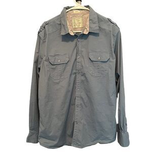 Colours by Alexander Julian Mens XL button down shirt blue​​​